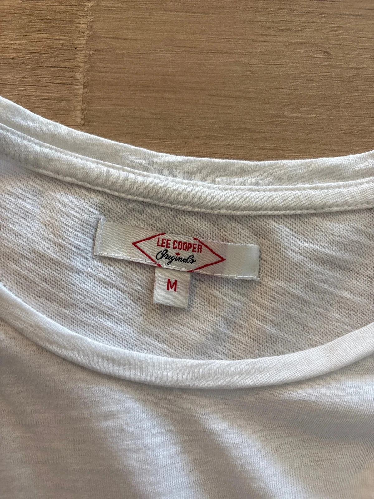 White Lee Cooper short-sleeved t-shirt size M / 38 – photo 4